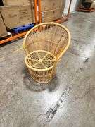Round Design Wicker Outdoor Lounge Chair