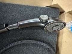 Antique Bronze Single Handle Pull-Out Kitchen Faucet