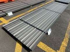 Dull Galvanized Metal Panel 3'x12'