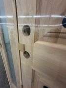 Exterior Castle Knotty Alder With Speakeasy Door 1-3-1 LH