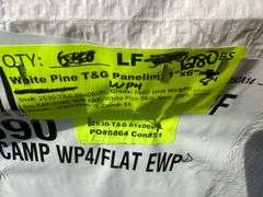 White Pine T&G Paneling 1"x6"x8'