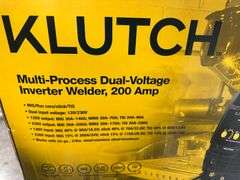 Klutch Dual-Voltage Multi-Process 4-in-1 Welder 200 Amp
