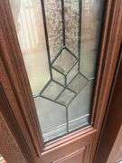 Exterior Fiberglass Deco Door With 2 Side Lites 63 1/2"x81 1/2" RH