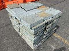 Sawn Edge Wall Stone, Natural Cleft Pattern Blue Stone