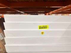 Vigoro,20 in. Eden Large White Resin Square Planter(5x$)