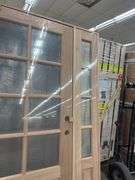 Exterior 8-Lite Mahogany Door 1-3-1 RH
