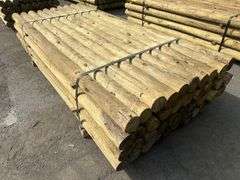 Pressure Treated Southern Yellow Pine Fence Post 4"x8'