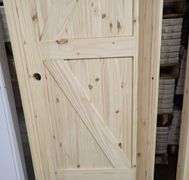 Unassembled Knotty Pine Door 30"x80" RH