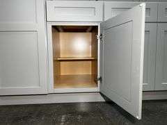 Stone Harbor Gray Kitchen Cabinet Set 16'