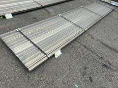Dull Galvanized Metal Panel 3'x16'