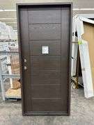 Dark Walnut, Ext Fiberglass, 107 Groove, 36"x80" RH