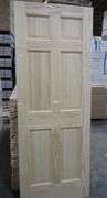 (5 Pack) Interior Clear Pine Door Slab 30"x80"