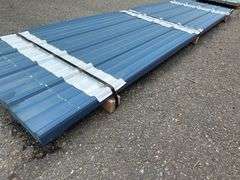 Gallery Blue Corrugated Metal Panel 3'x12'