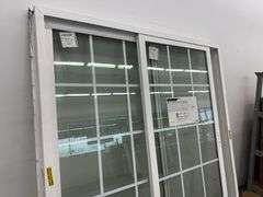 Patio Slider Vinyl Frame Door 71 1/2"x79 1/2"