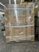 Exterior 3-Lite Square Craftsman Style Knotty Alder Door 1-3-1 RH