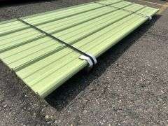 Green Primer Corrugated Metal Panel 3'x8'