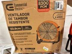 Commercial Electric 24 in. 2-Speed Heavy Duty Tilt Drum Fan