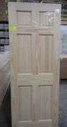(5 Pack) Interior Clear Pine Door Slab 30"x80"