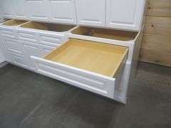 Newport White Kitchen Cabinet Set 12'x12'