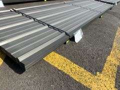 Dull Galvanized Metal Panel 3'x12'