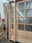 Exterior 8-Lite Mahogany Door 1-3-1 RH