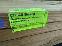 Pressure Treated Dimensional Lumber 2"x6"x8'