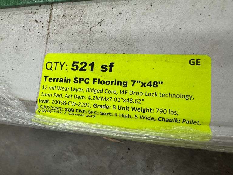 Terrain SPC Flooring 7"x48"