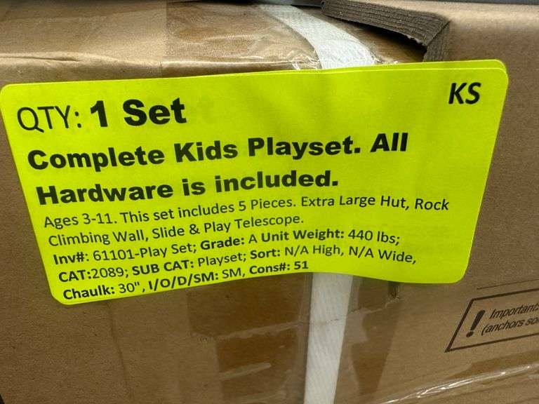 Complete Kids Playset. All Hardware Included