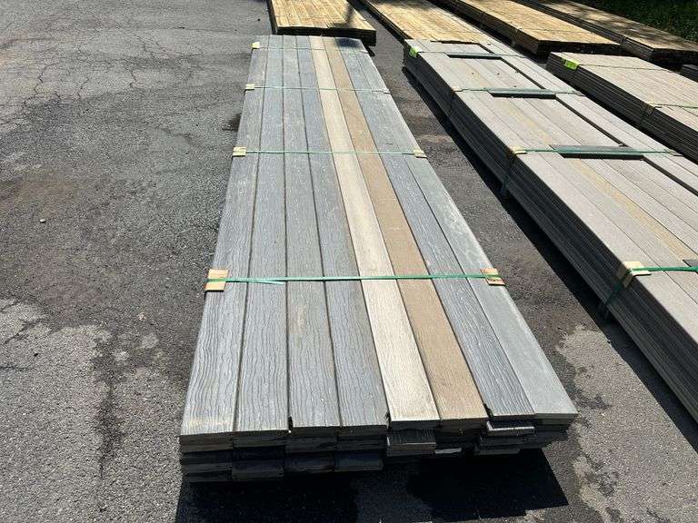 Grey Composite Decking 1"x6"x16'