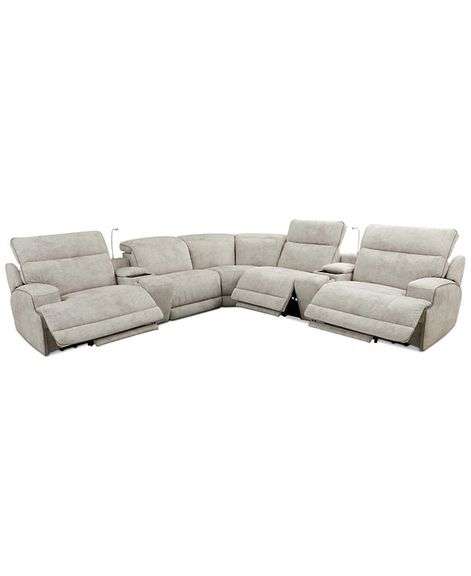 Macys Sebastion 7pc Power Reclining Sectional Online Retal: $6793