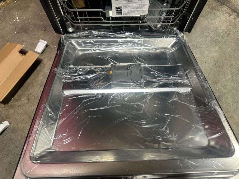 FORNO Espresso Romano 24" Built-In Tall Tub Dishwasher in Black with Silver Handles