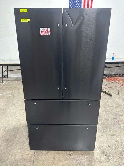 Forno Moena 36 in. French Door Refrigerator in Black, 19.2 Cu.ft