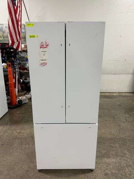 Forno Gallipoli 30" White French Door Refrigerator,17.5 Cu. Ft.