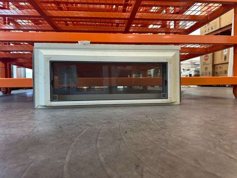 Almond Vinyl Welded Vent Window 30 1/2"x12 1/2"