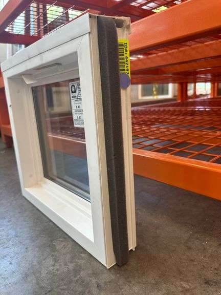 White Vinyl Picture Window 18 1/2"x17"