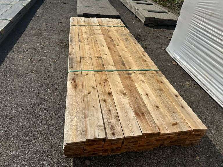 Western Red Cedar Dimensional Lumber 1"x6"x10'