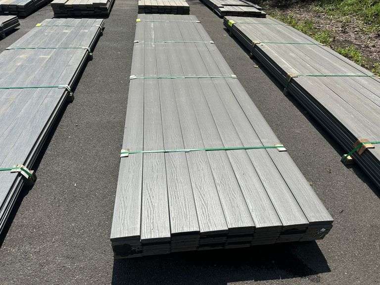 Grey Composite Decking 1"x6"x16'