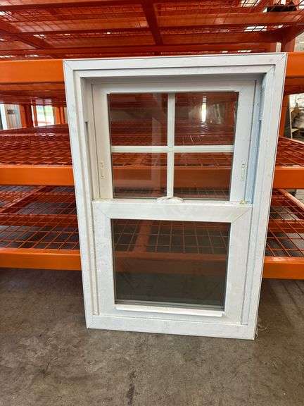 White Vinyl Horizontal Slider 4 Lite Window  20"x30"