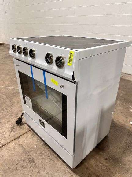 Forno Leonardo 30 in. Induction Range 4-Burner Elements White
