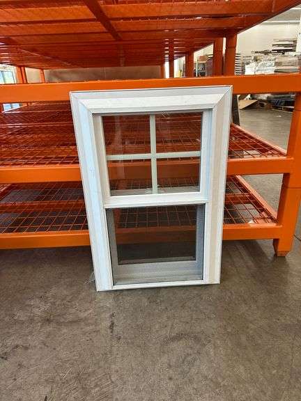White Vinyl Horizontal Slider 4 Lite Window  20"x30"