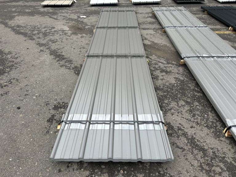 Charcoal Corrugated Metal Panel 3'x16'