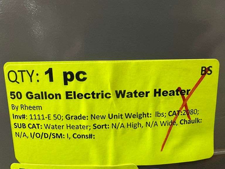 50 Gallon Electric Water Heater