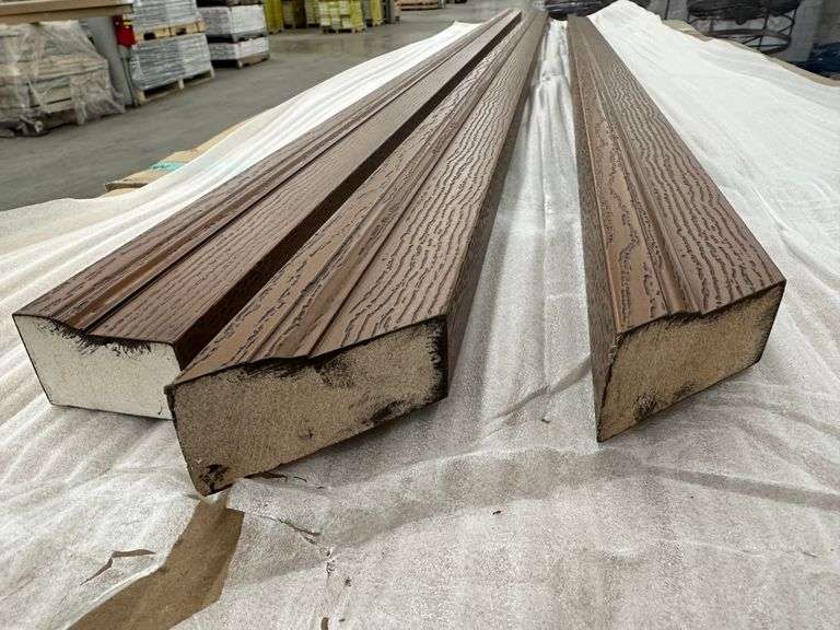 Stained Tan Brickmold For Stained Tan 1-3-1 Door