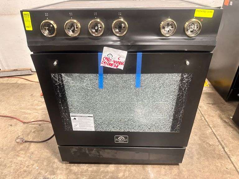 Forno Leonardo 30 in. Induction Range 4-Burner Elements in Black