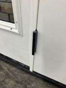 Fiberglass Decorative Entrance Door 36"x80", 2 Side Lites, Right Hand