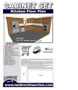 Newcastle Gray Kitchen Cabinet Set 12'x15'