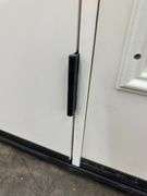 Fiberglass Decorative Entrance Door 36"x80", 2 Side Lites, Left Hand