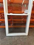 White Vinyl Double Hung Window 29 3/4"x57 1/4"