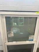 White Vinyl Double Hung Window 27 3/4x45 3/4"