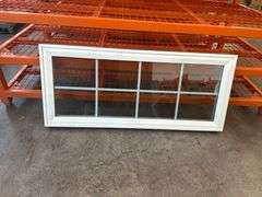 White Vinyl Awning Window 56 7/16"x24 5/16"